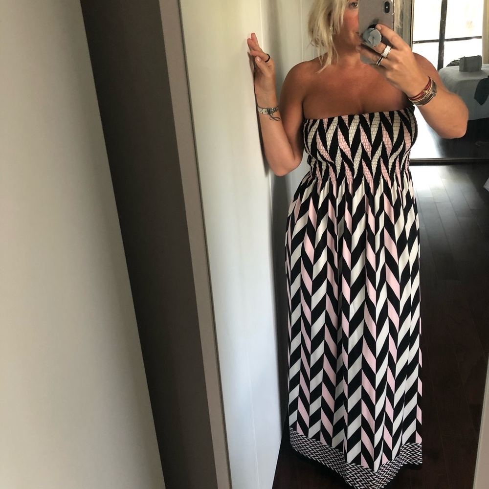 Magic Maxi dress Sz S Geometric print
